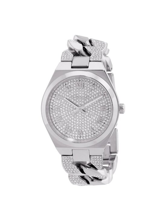 NWT Michael Kors Lennox Quartz Silver Dial Ladies Watch
